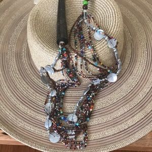 Beaded necklace.